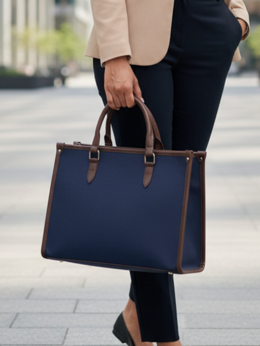 Vuemod Denim Laptop Tote Bag