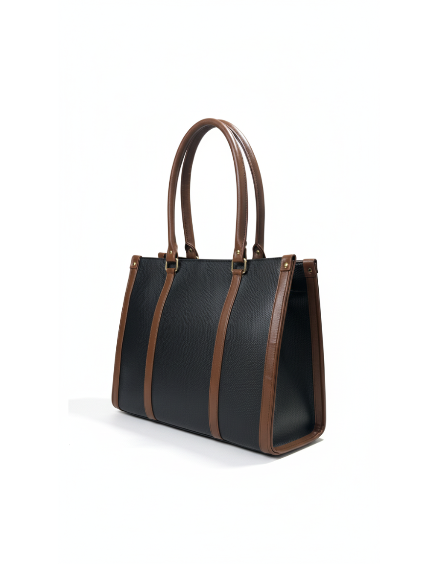 Everyday Laptop Tote Bag Black