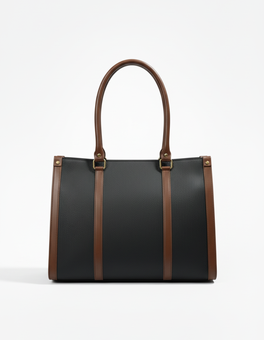 Everyday Laptop Tote Bag Black
