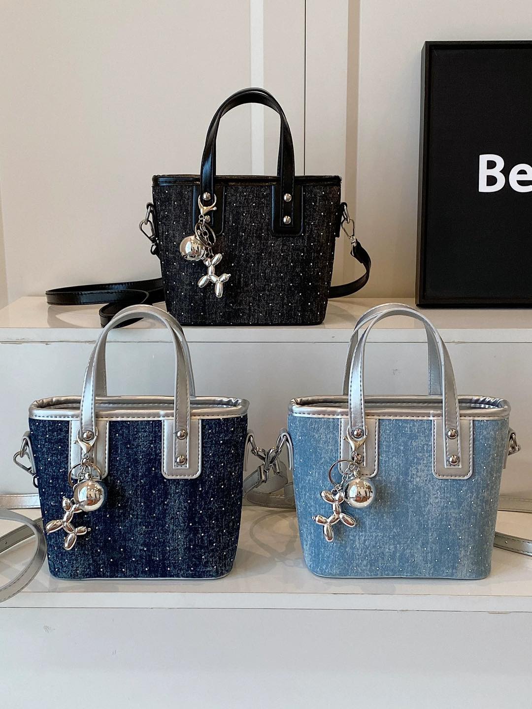 Denim Mini Tote