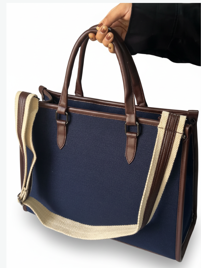 Vuemod Denim Laptop Tote Bag