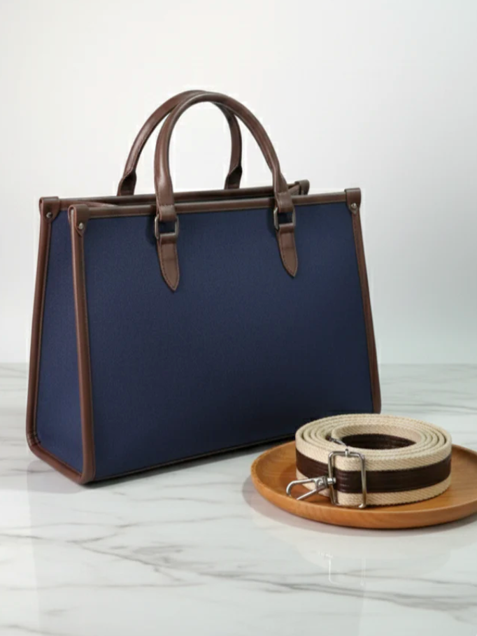 Vuemod Denim Laptop Tote Bag