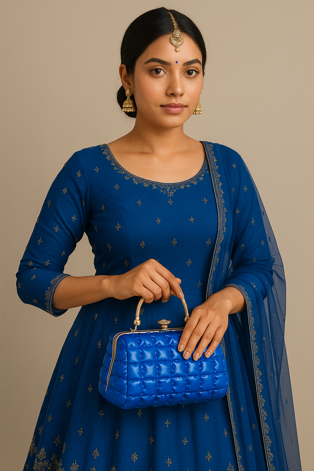Bridal clutch bag