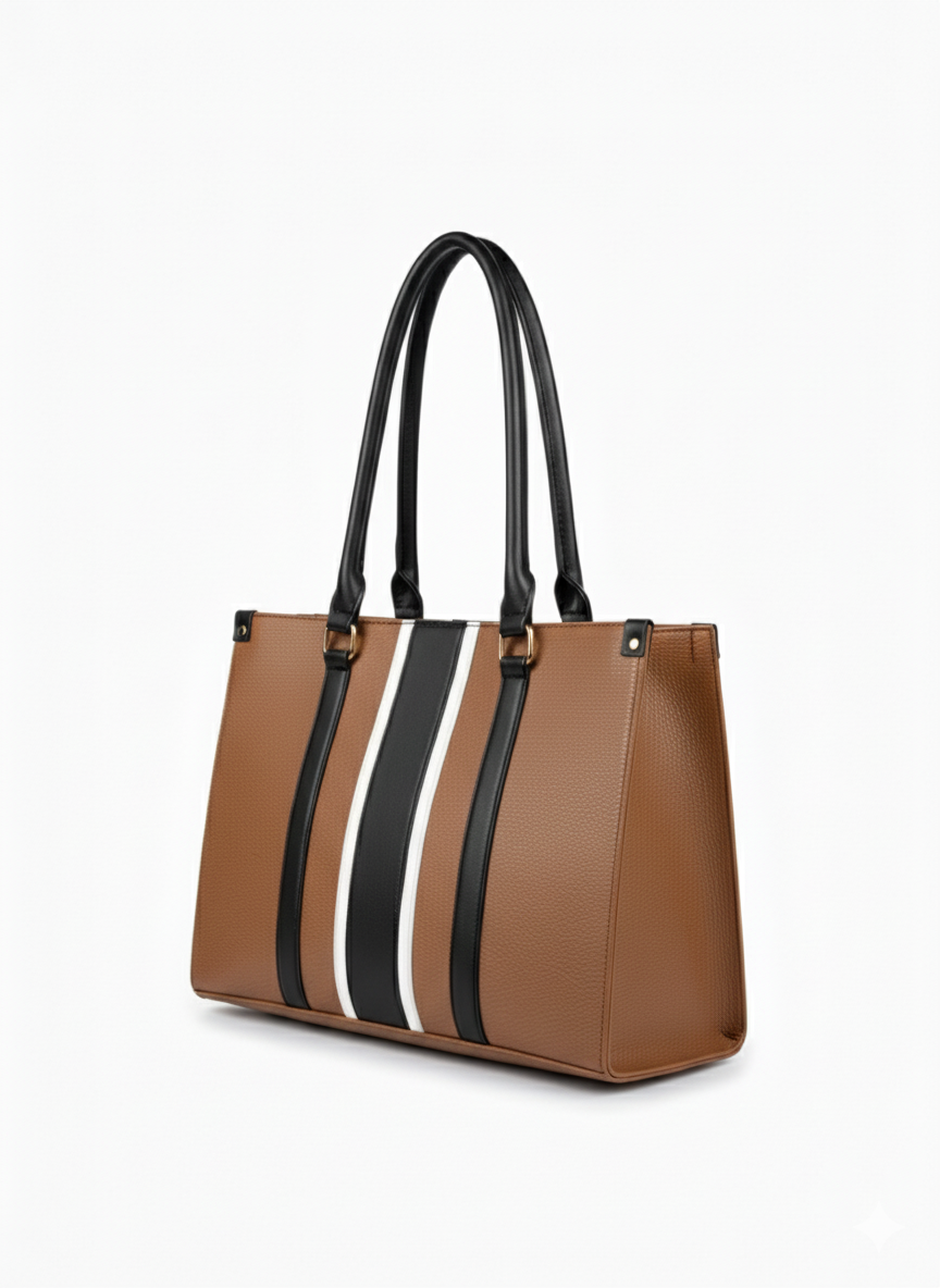 The Classic Tan Laptop Tote