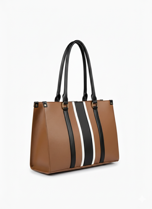 The Classic Tan Laptop Tote