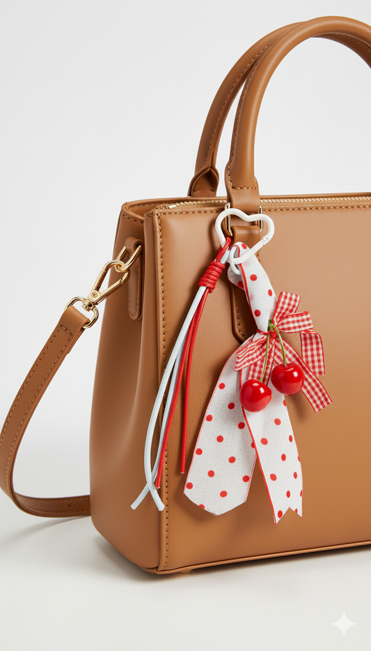 Cherry Bag charm