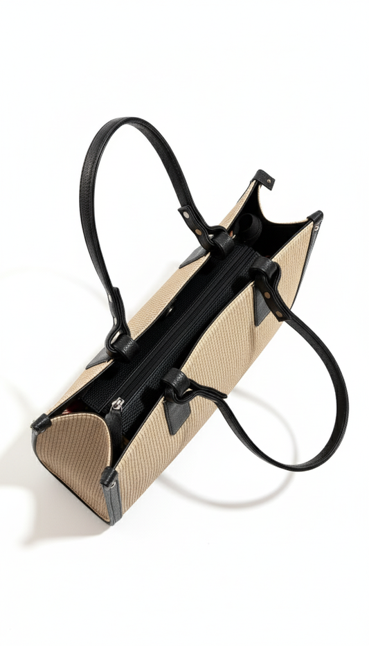 Beige Laptop Tote bag