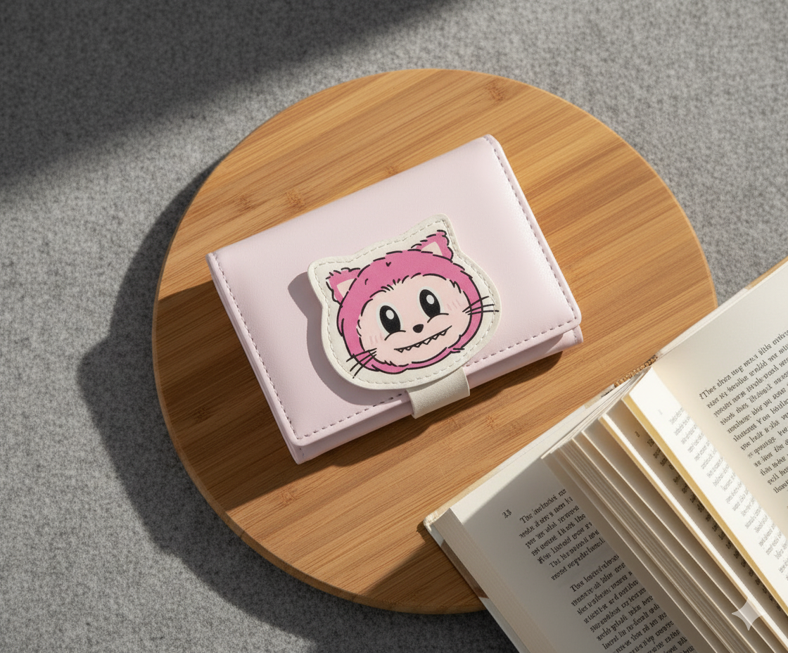 Labubu Tri Fold Wallet