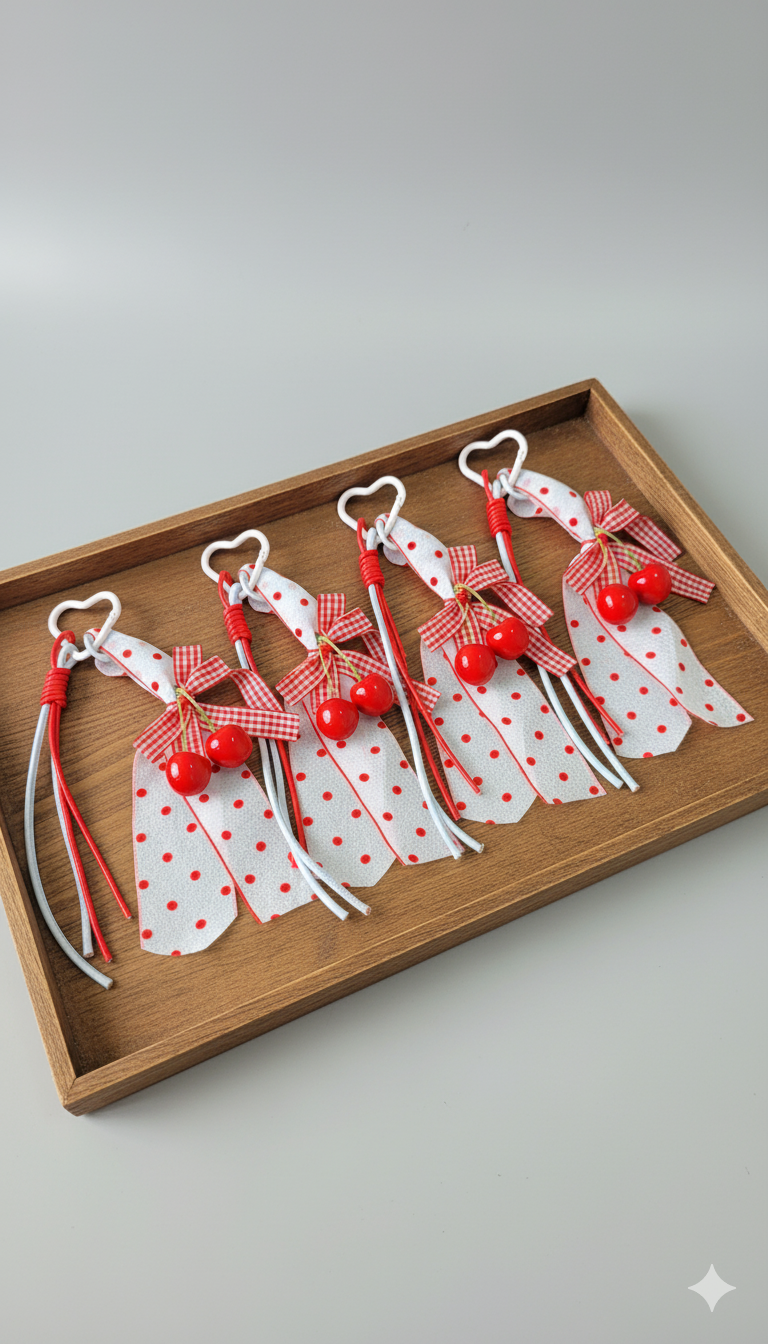 Cherry Bag charm