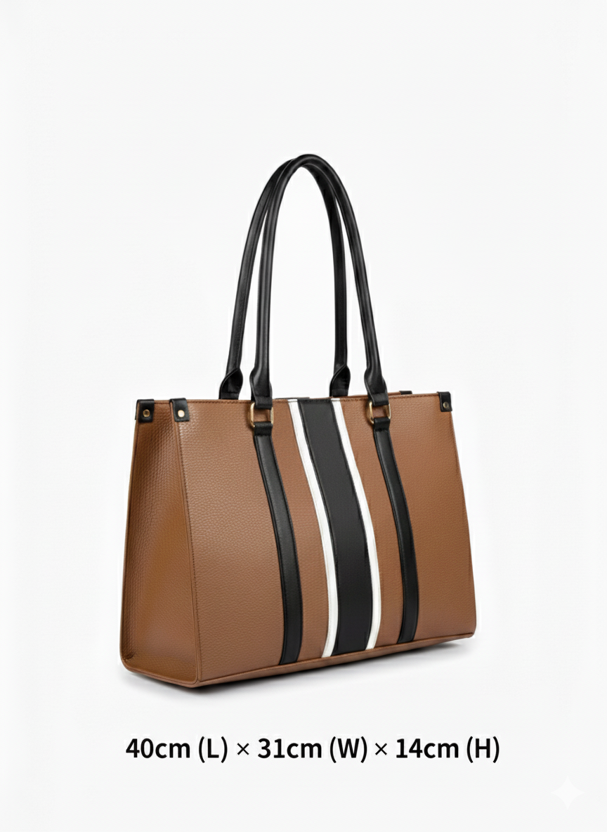 The Classic Tan Laptop Tote