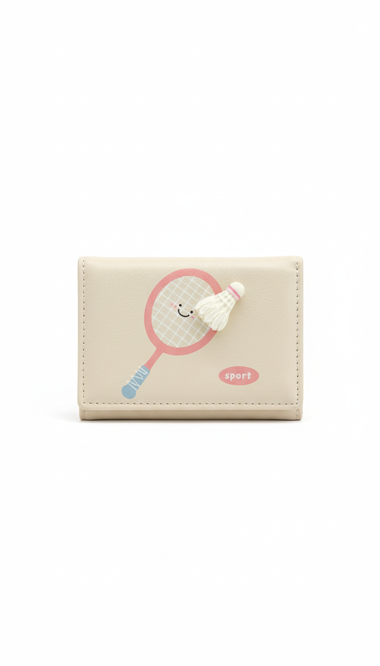 Badminton Trifold Wallet