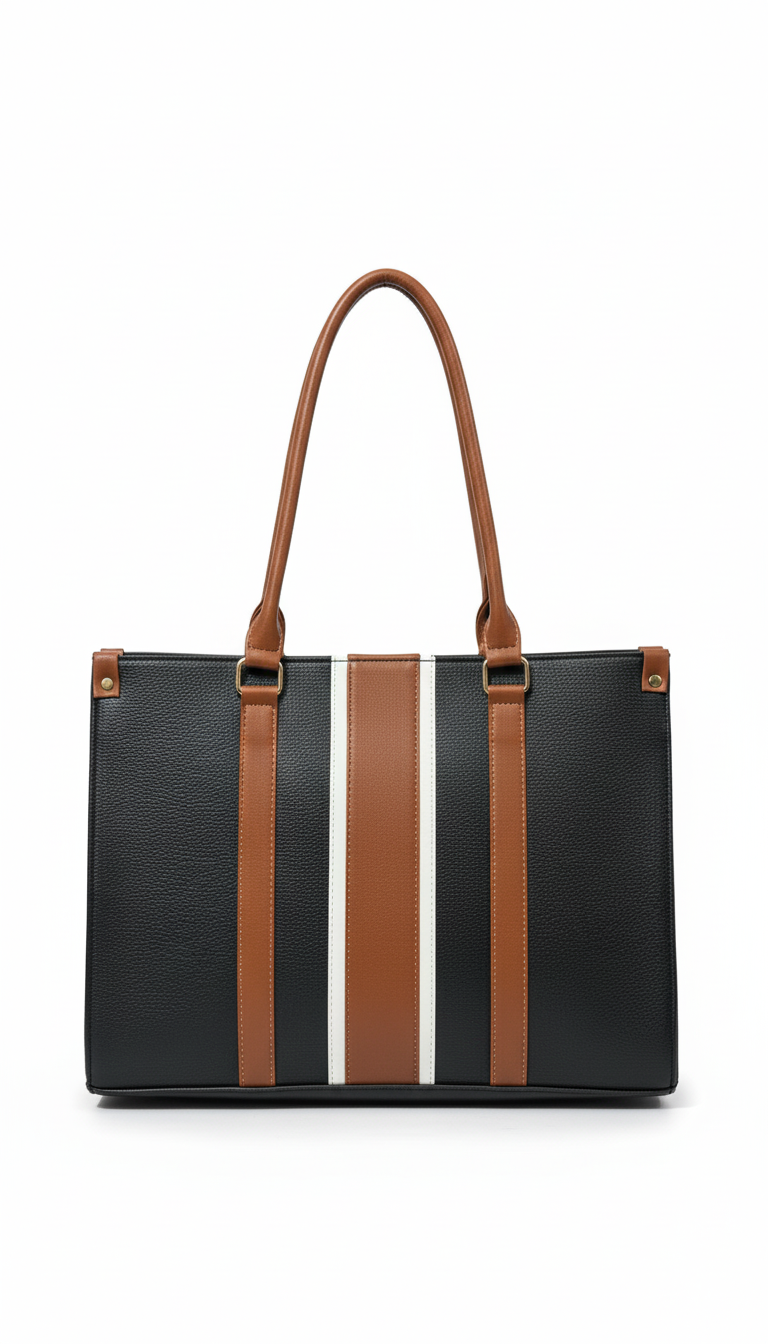 The Classic Black Laptop Tote
