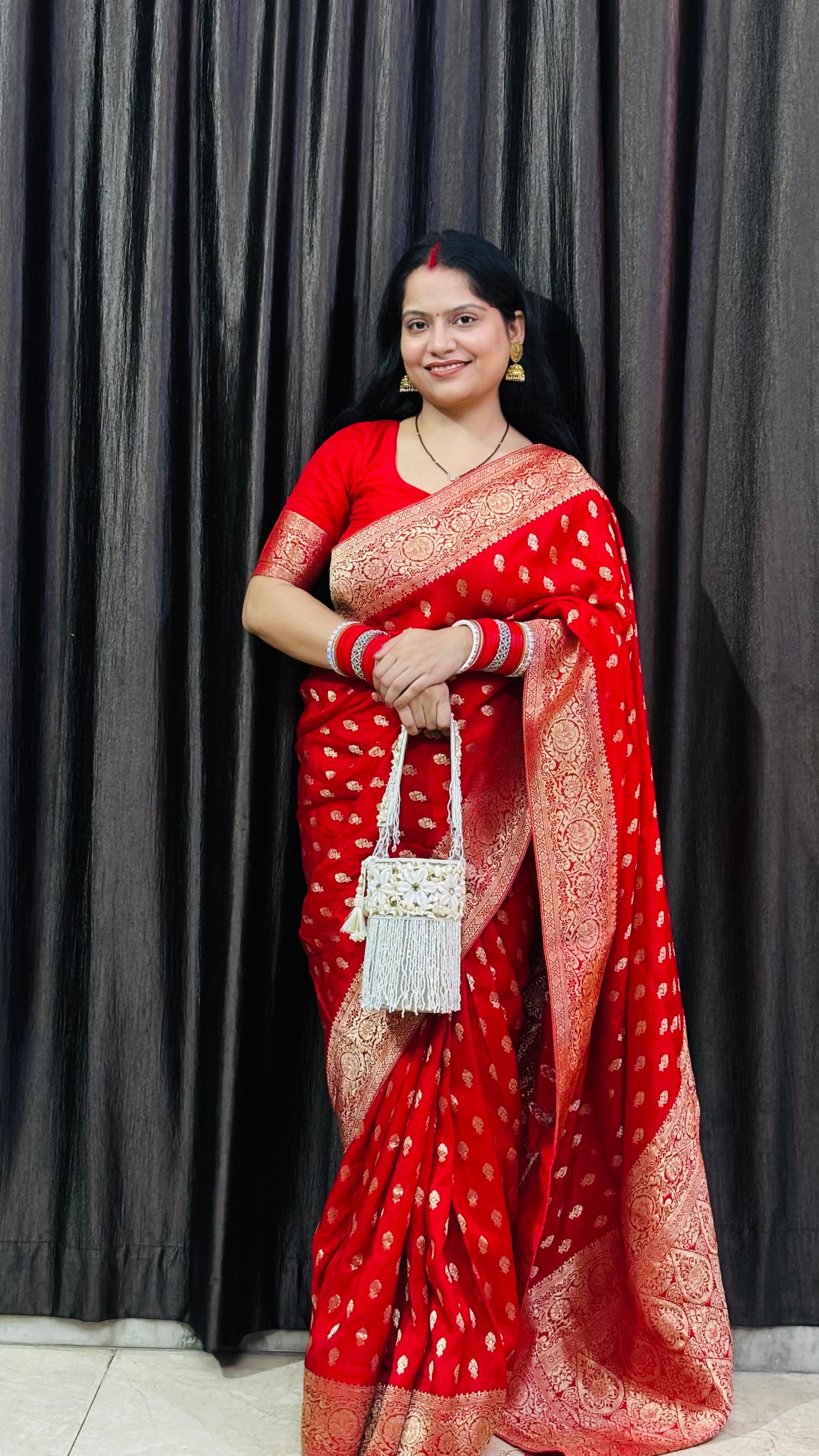 Bridal Heavy Potli White