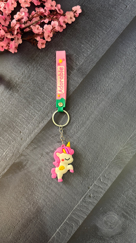 Unicorn keychain
