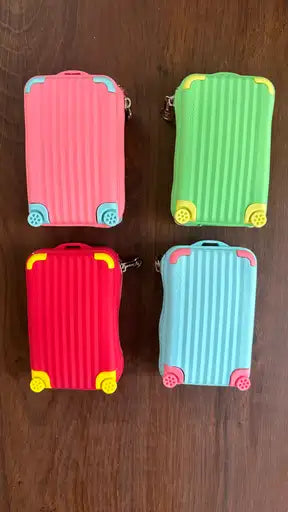Suitcase Coin Pouch