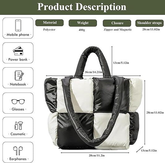 Mono Puff Tote