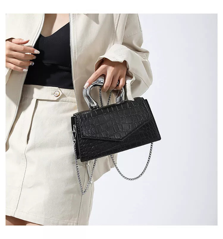 Croc Pattern Handbag