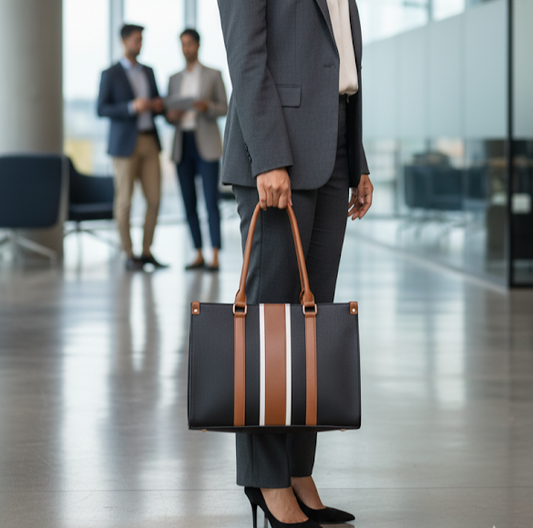The Classic Black Laptop Tote