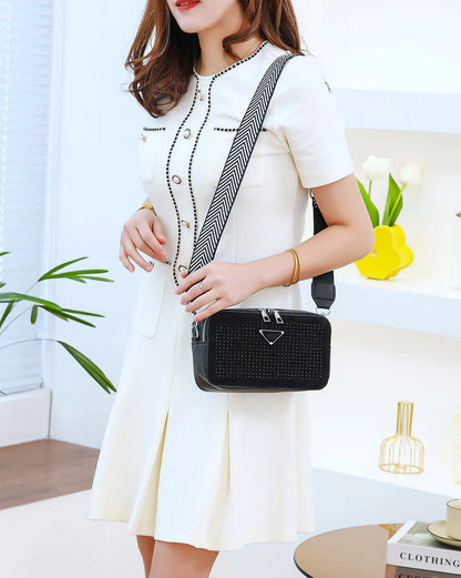 RhineStone Bag With Broad Belt