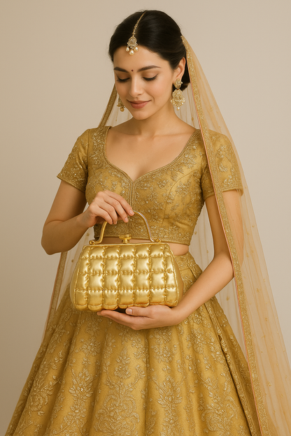 Bridal clutch bag