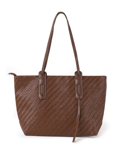Weave Luxe Tote |  Laptop Up To 13”