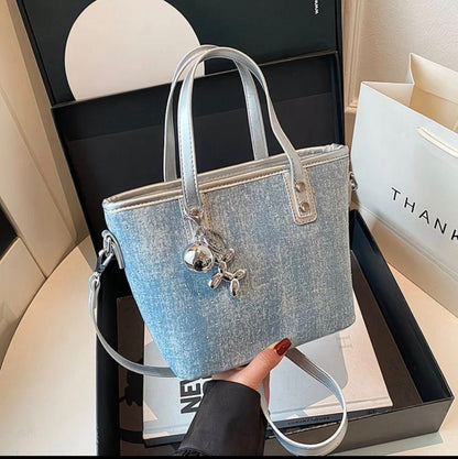 Denim Mini Tote