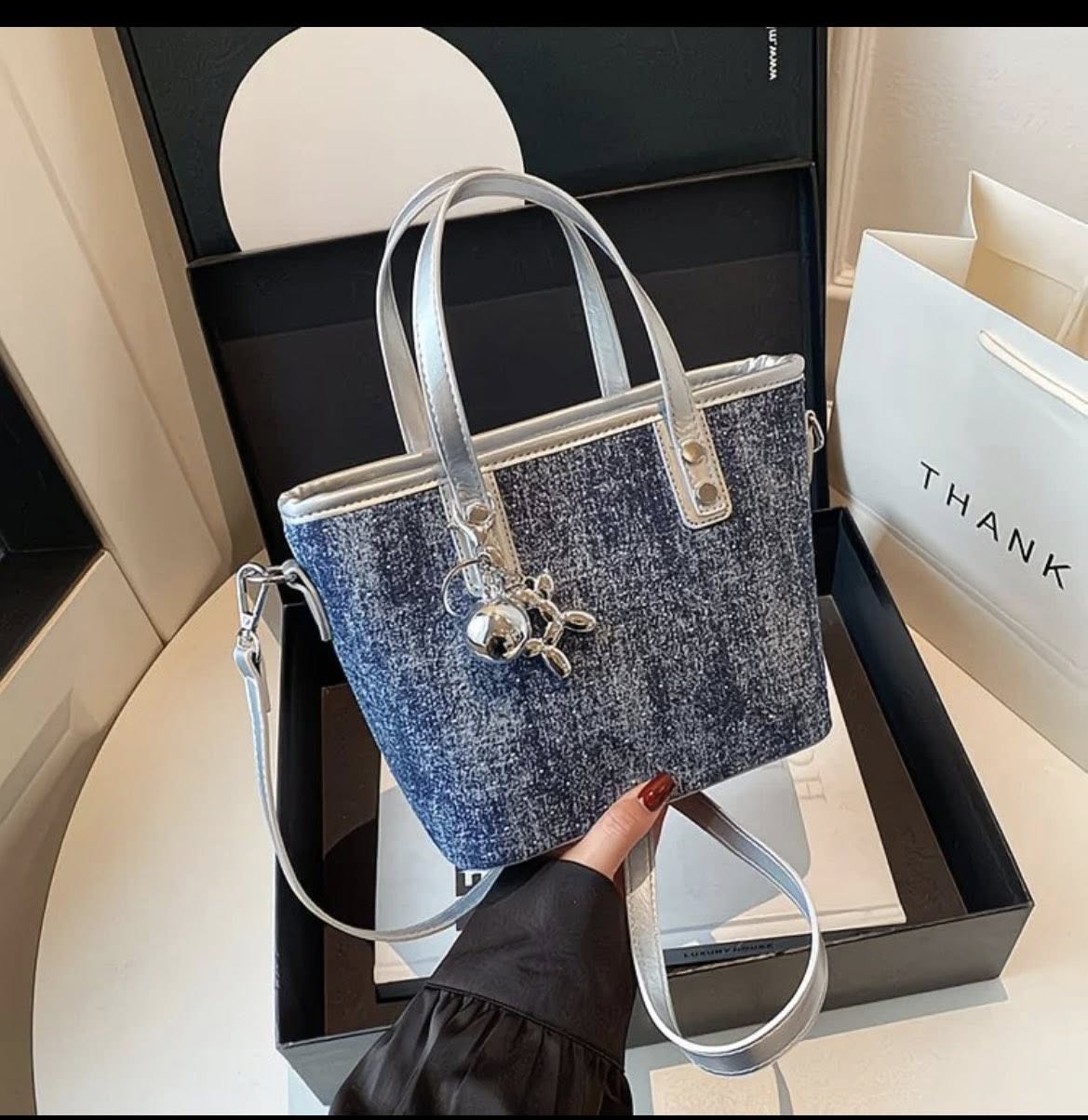 Denim Mini Tote