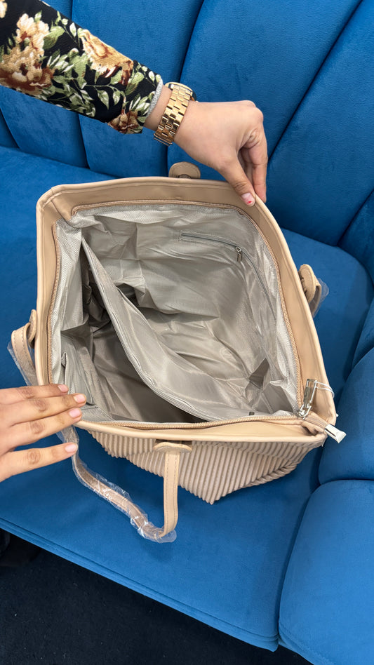 Aura Rib Tote Vuemod | Laptop upto 13"