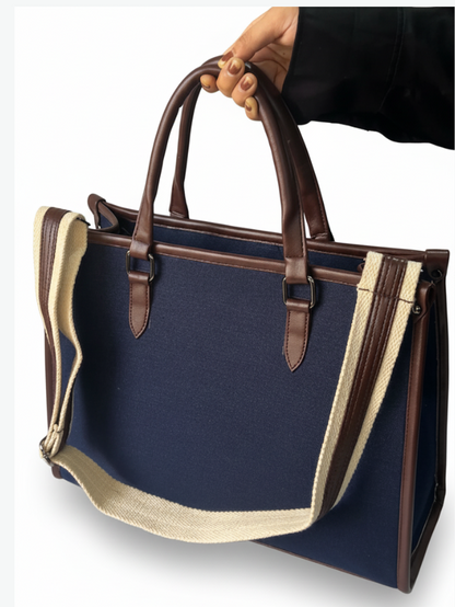 Vuemod Denim Laptop Tote Bag