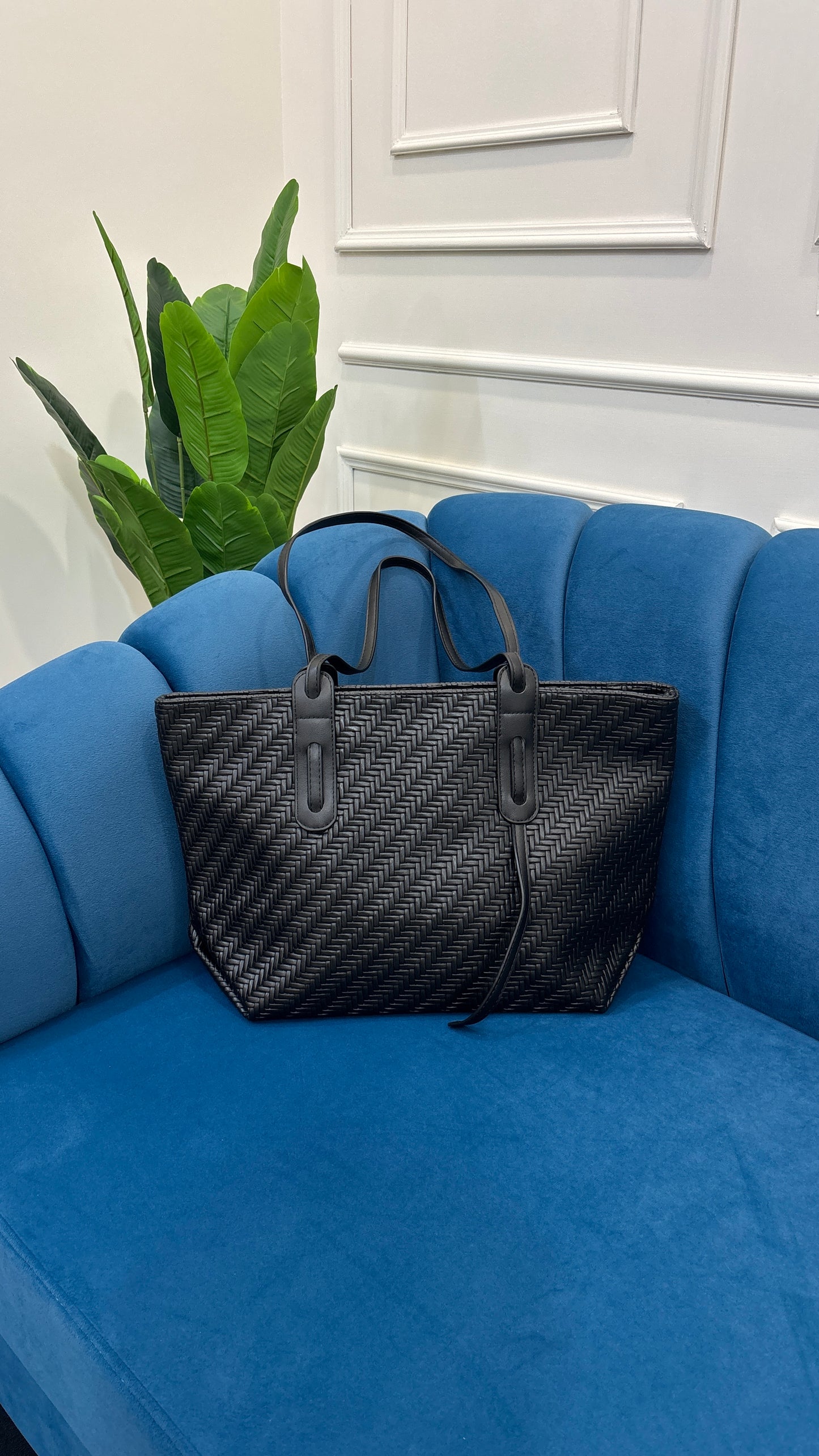 Weave Luxe Tote |  Laptop Up To 13”