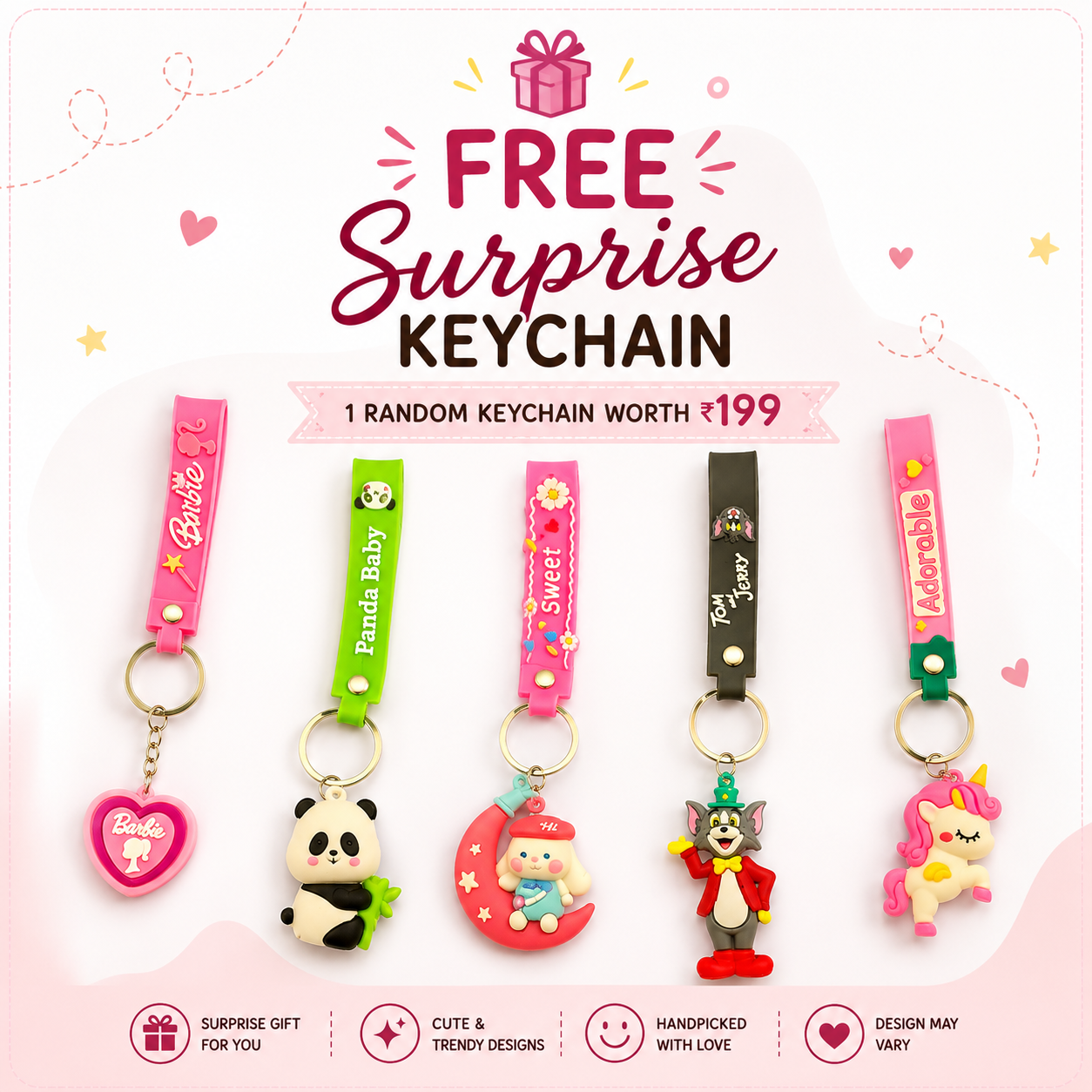 🎁 Free Surprise Keychain