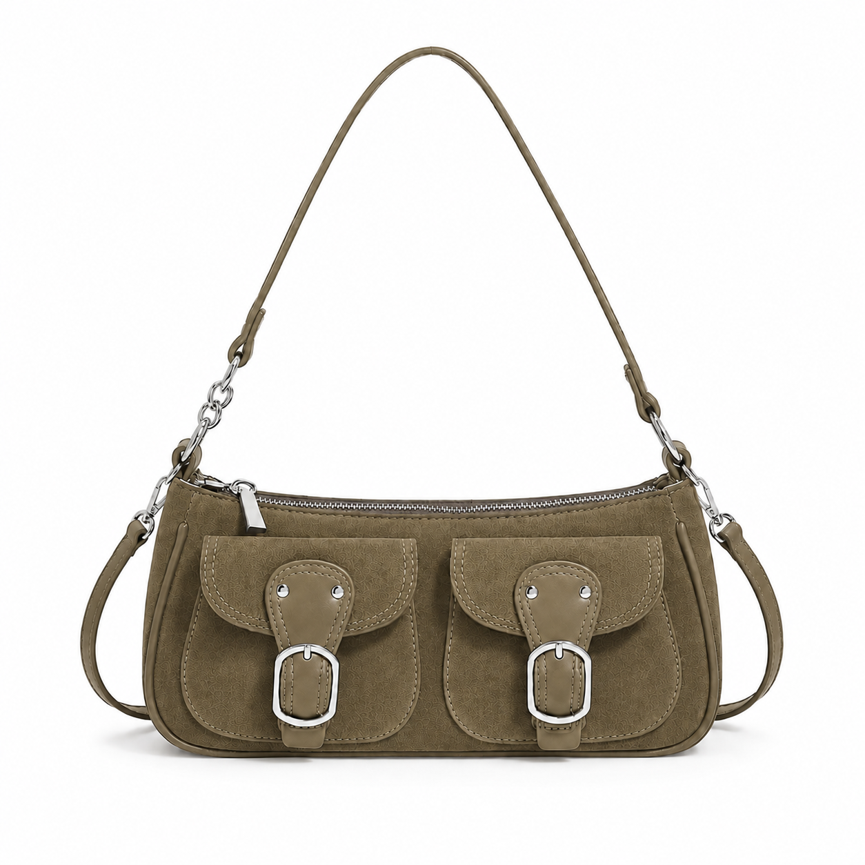 Vintage Suede Buckle Bag 🤎