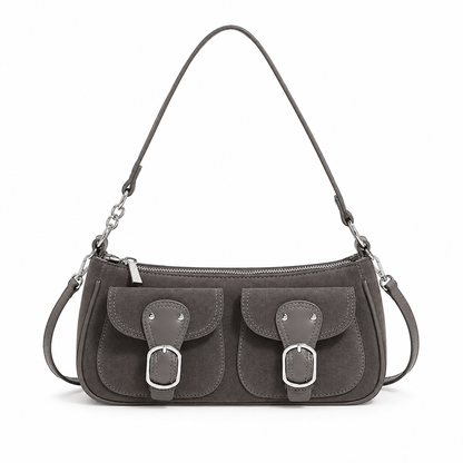 Vintage Suede Buckle Bag 🤎