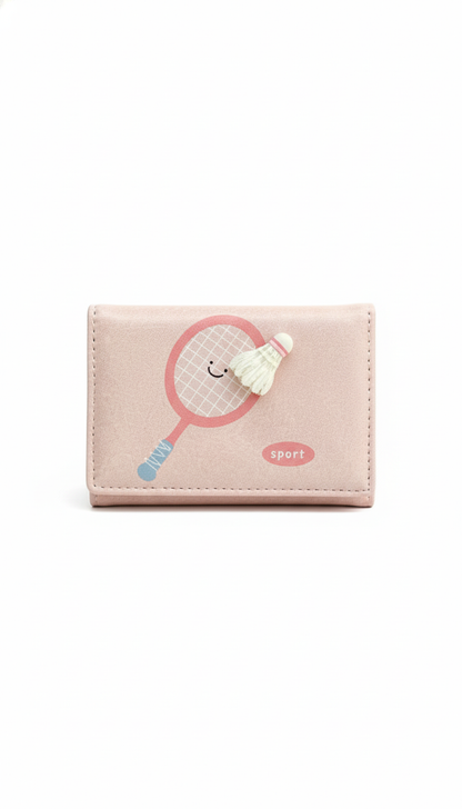 Badminton Trifold Wallet