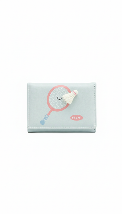 Badminton Trifold Wallet