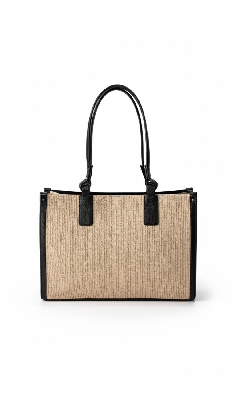 Beige Laptop Tote bag
