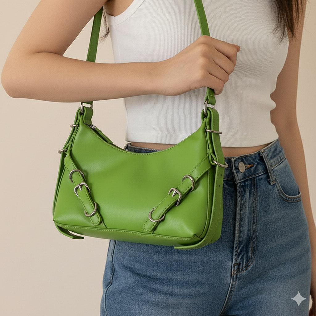 Green Shoulder Bag