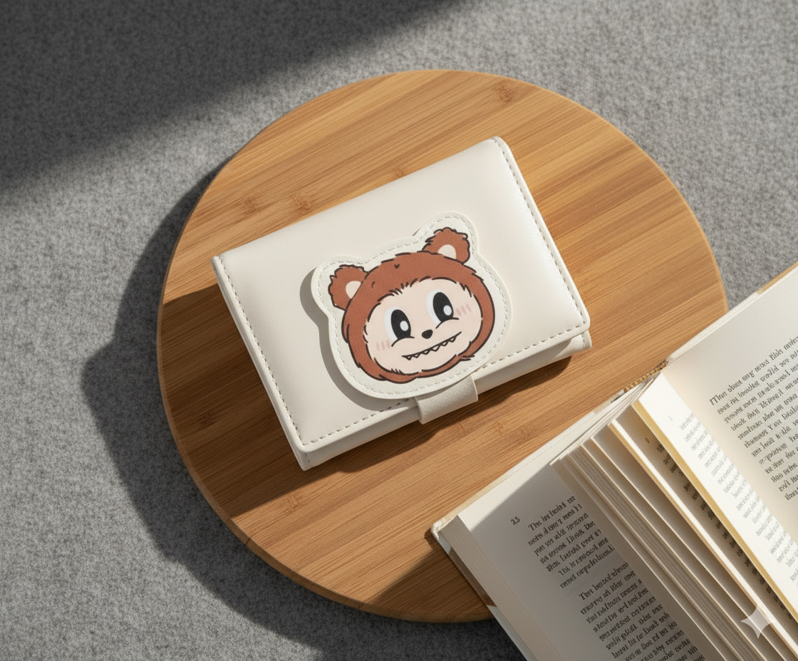 Labubu Tri Fold Wallet