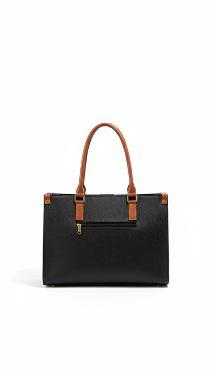 The Classic Black Laptop Tote