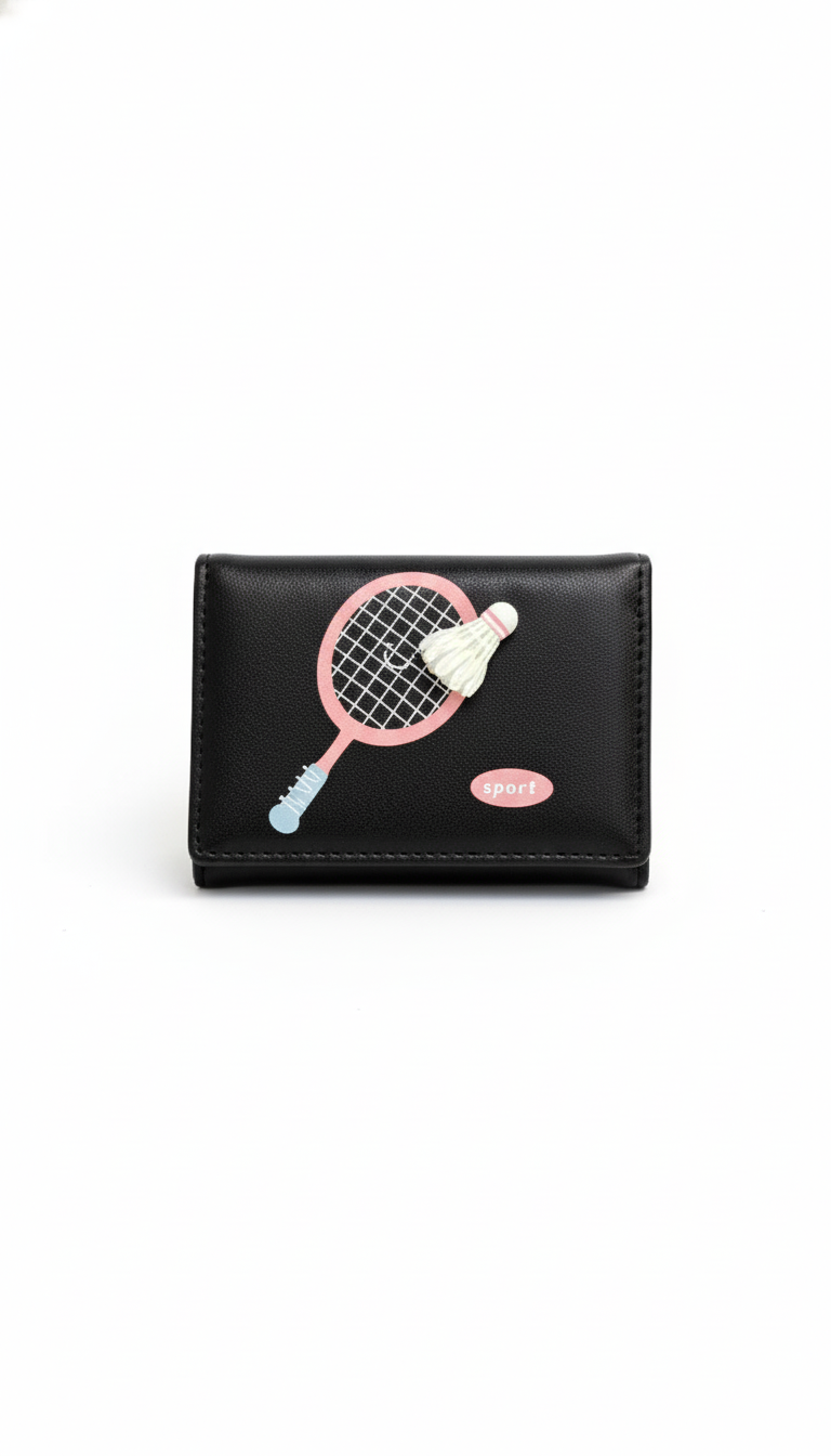 Badminton Trifold Wallet