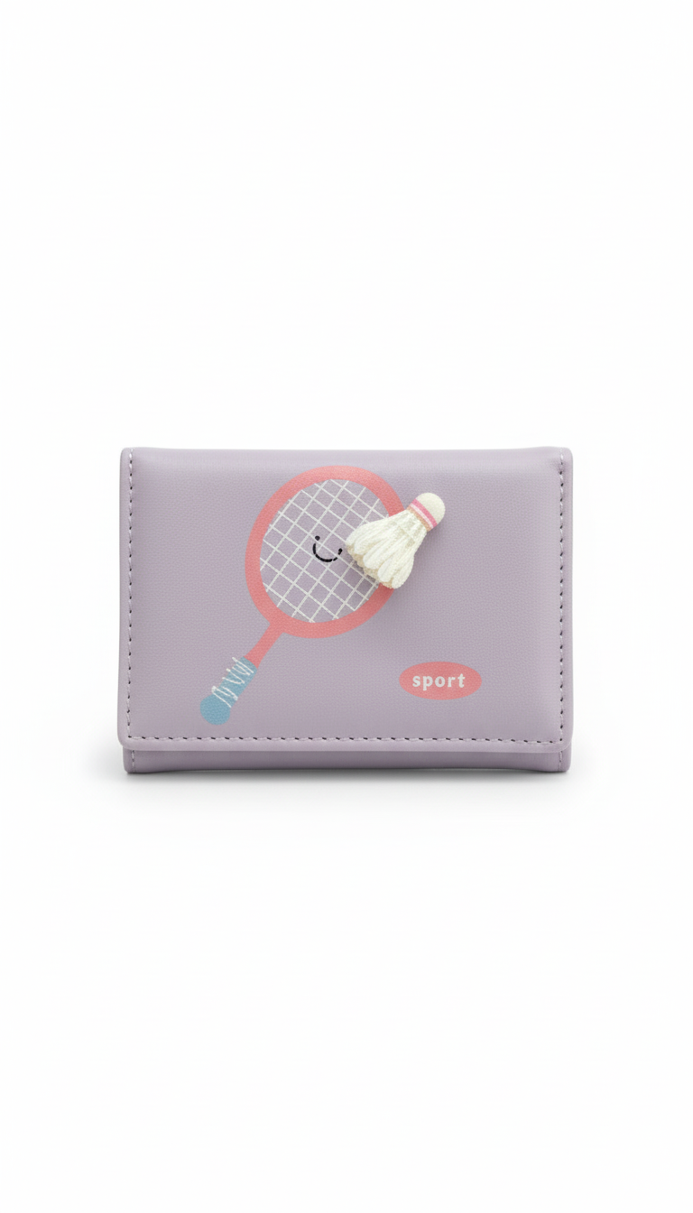 Badminton Trifold Wallet