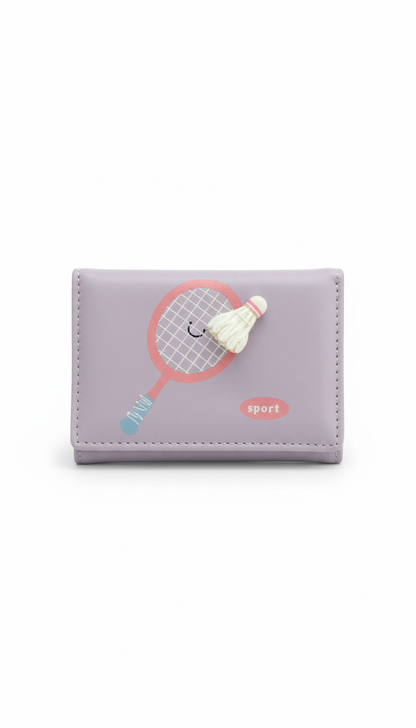 Badminton Trifold Wallet