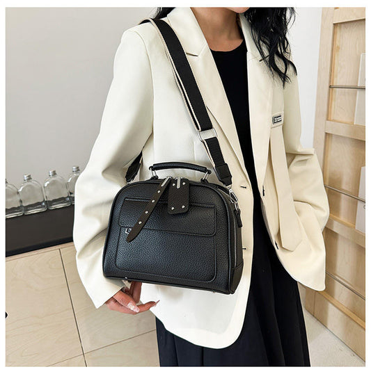 The Vantage Satchel Bag With 2 Belts