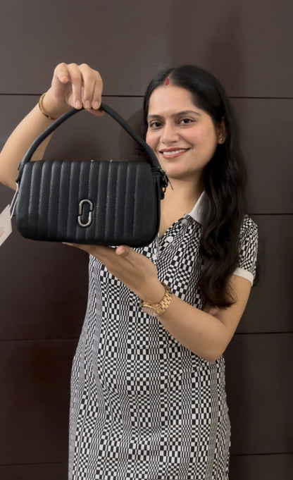 Hand Bag with Broad Belt