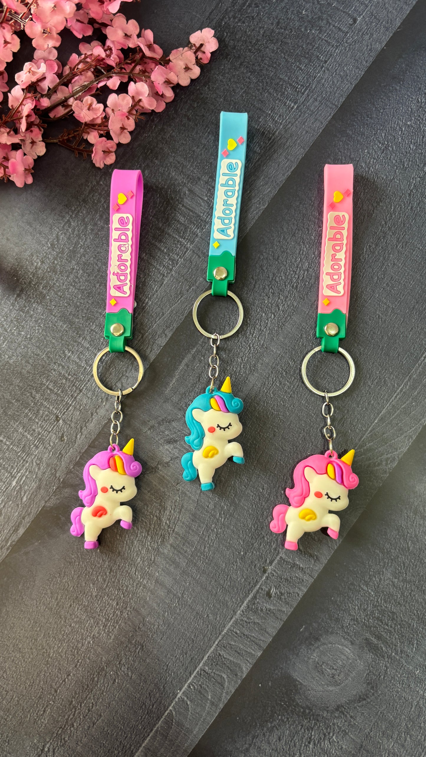 Unicorn keychain