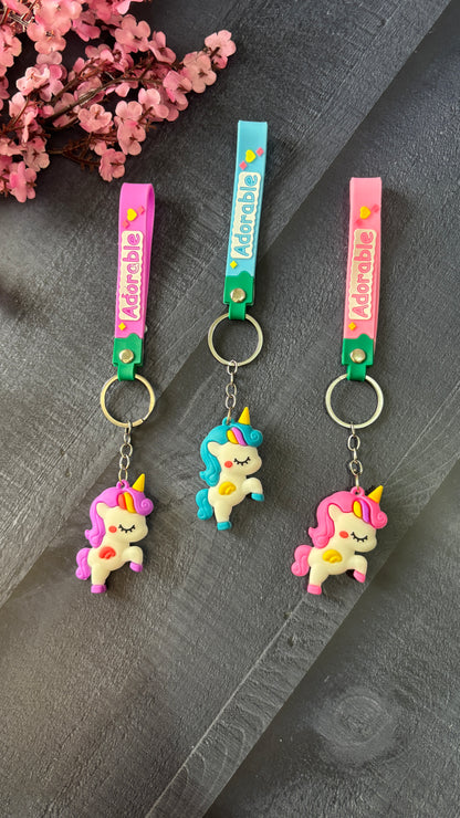Unicorn keychain