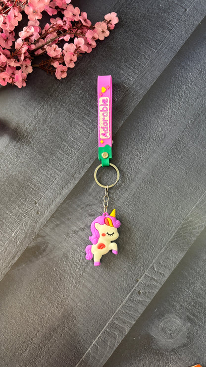 Unicorn keychain