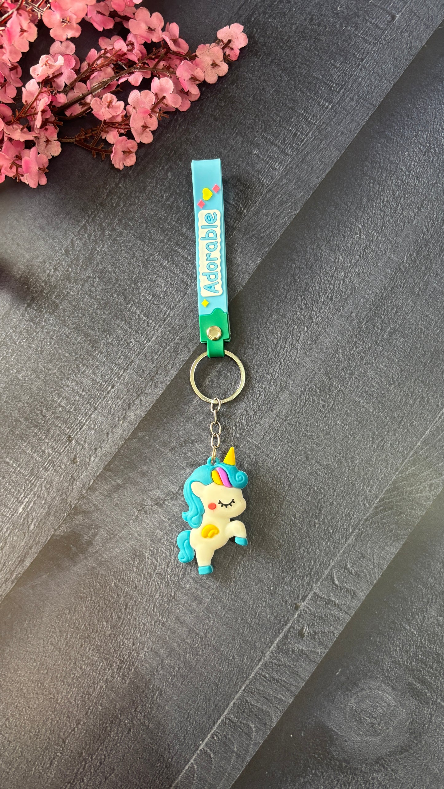 Unicorn keychain