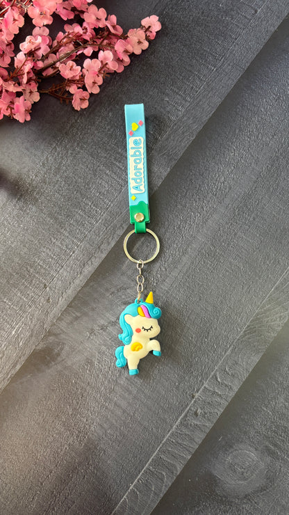 Unicorn keychain