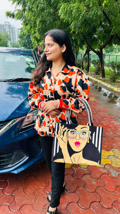 Printed Tote Bag